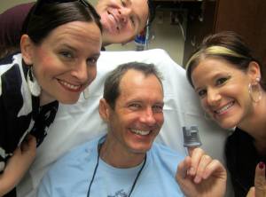 Hospital room selfie. Healed by science!